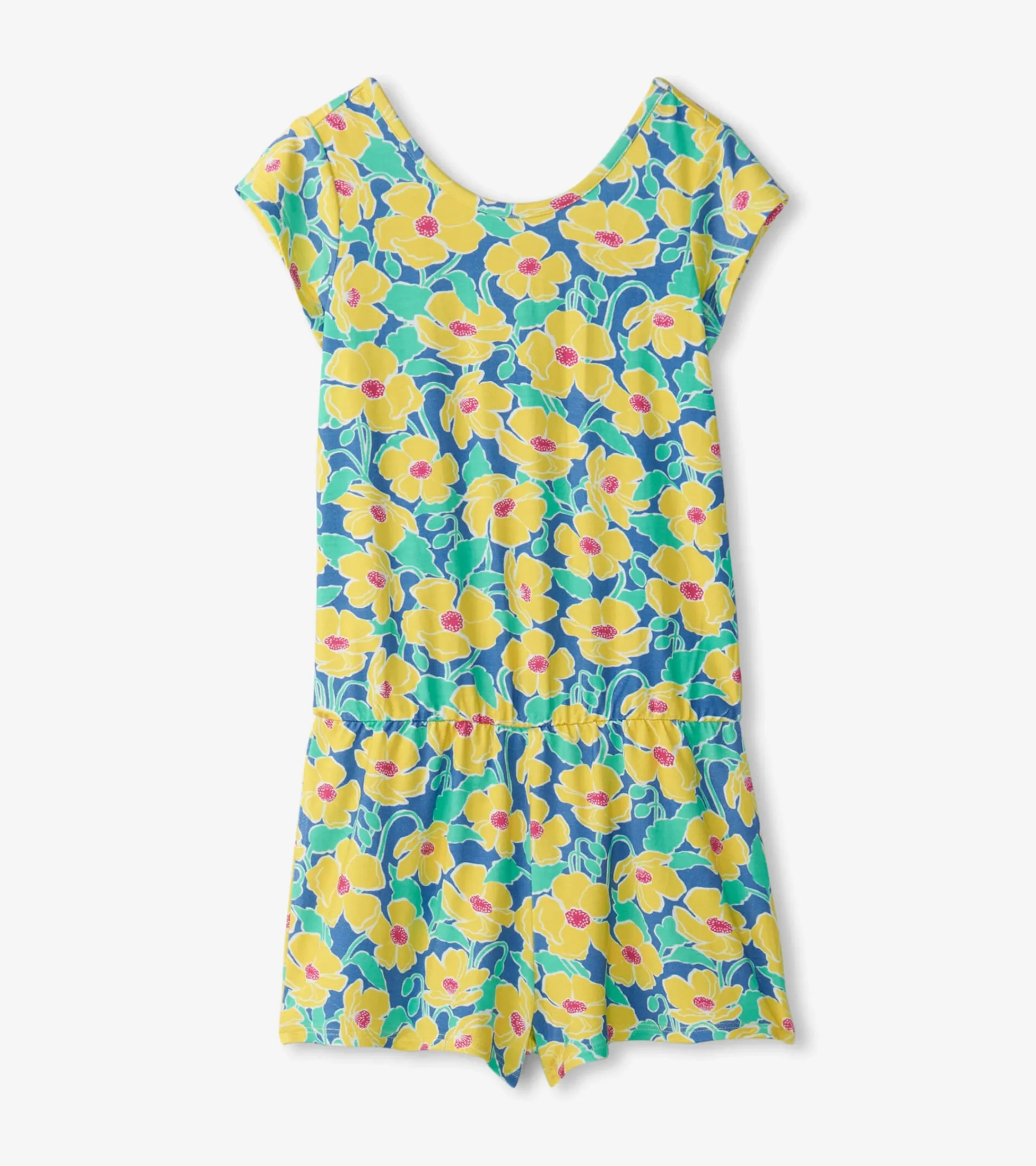Discount Hatley Girls Sleepy Poppies Faux Romper