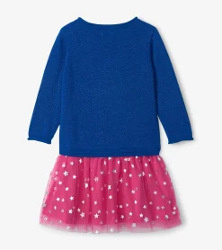 Clearance Hatley Girls Star Power Drop Waist Tulle Dress