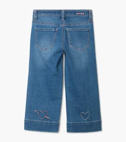 Clearance Hatley Girls Stretch Denim Wide Leg Pants
