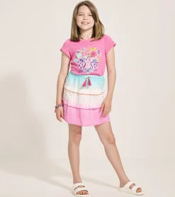 Discount Hatley Girls Summer Waves Tiered Skirt