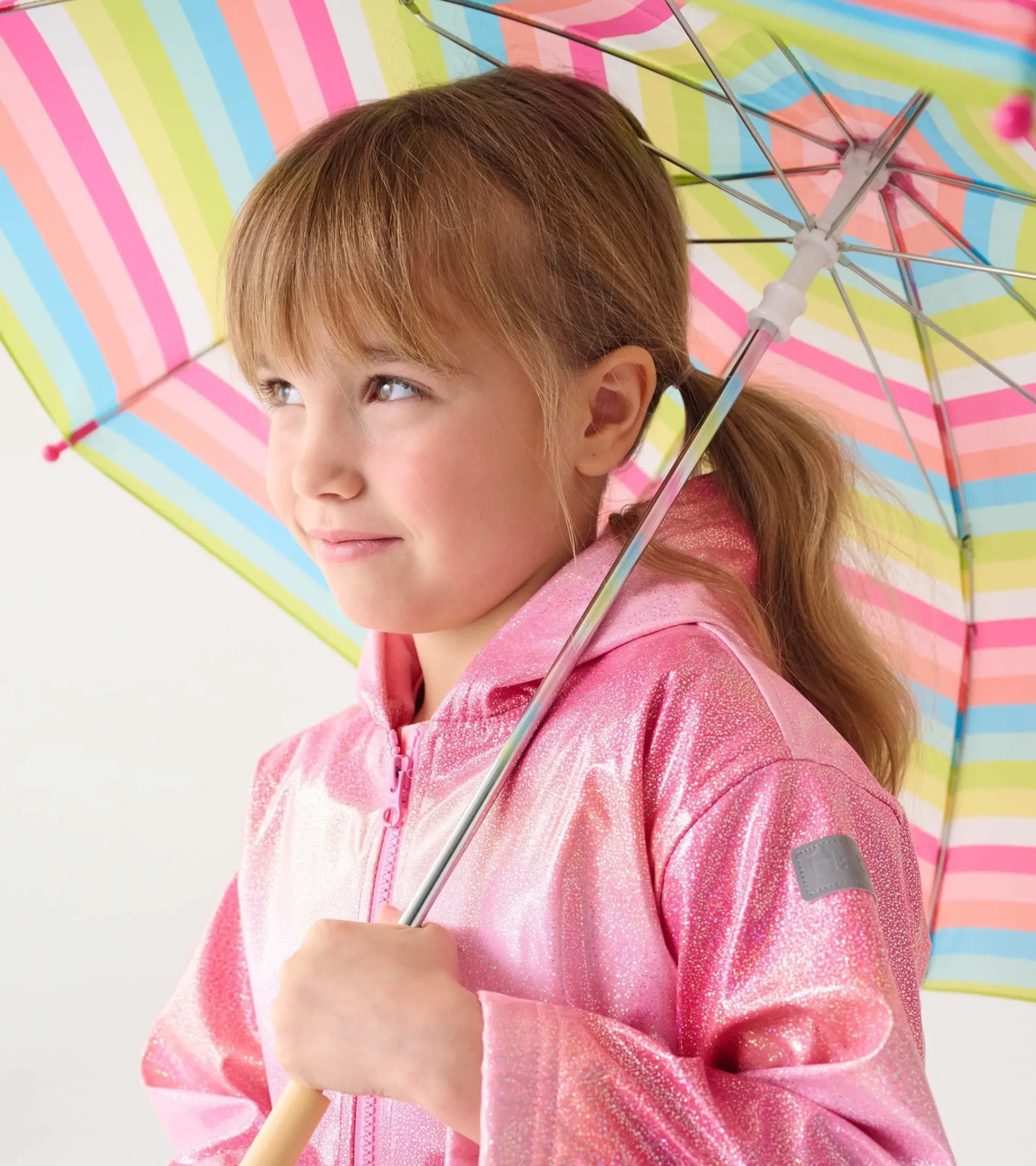 Outlet Hatley Girls Summer Zip-Up Rain Jacket