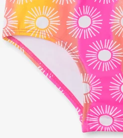 Hot Hatley Girls Sunshine One-Piece Rashguard