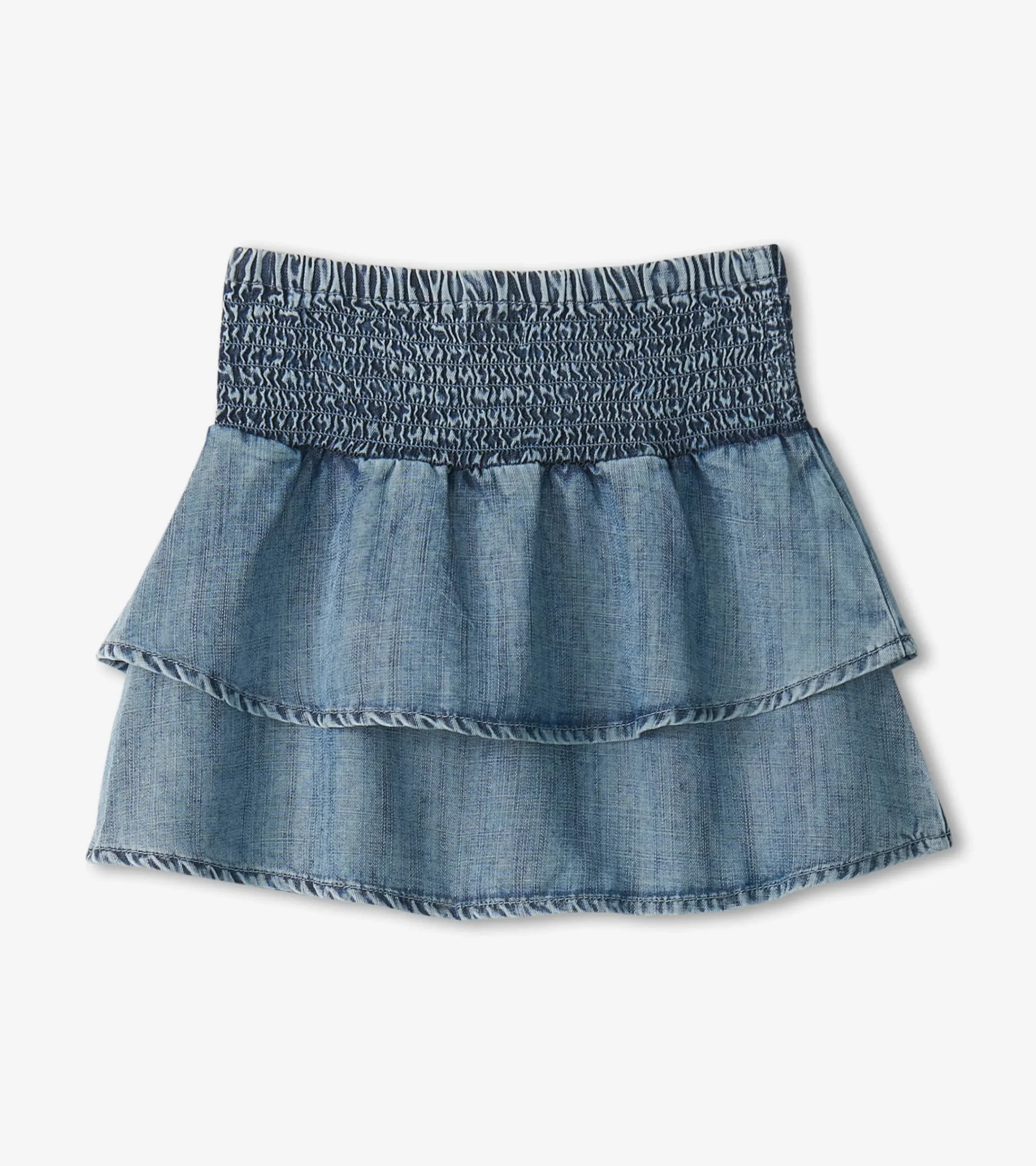 Clearance Hatley Girls Tencel Smocked Skirt