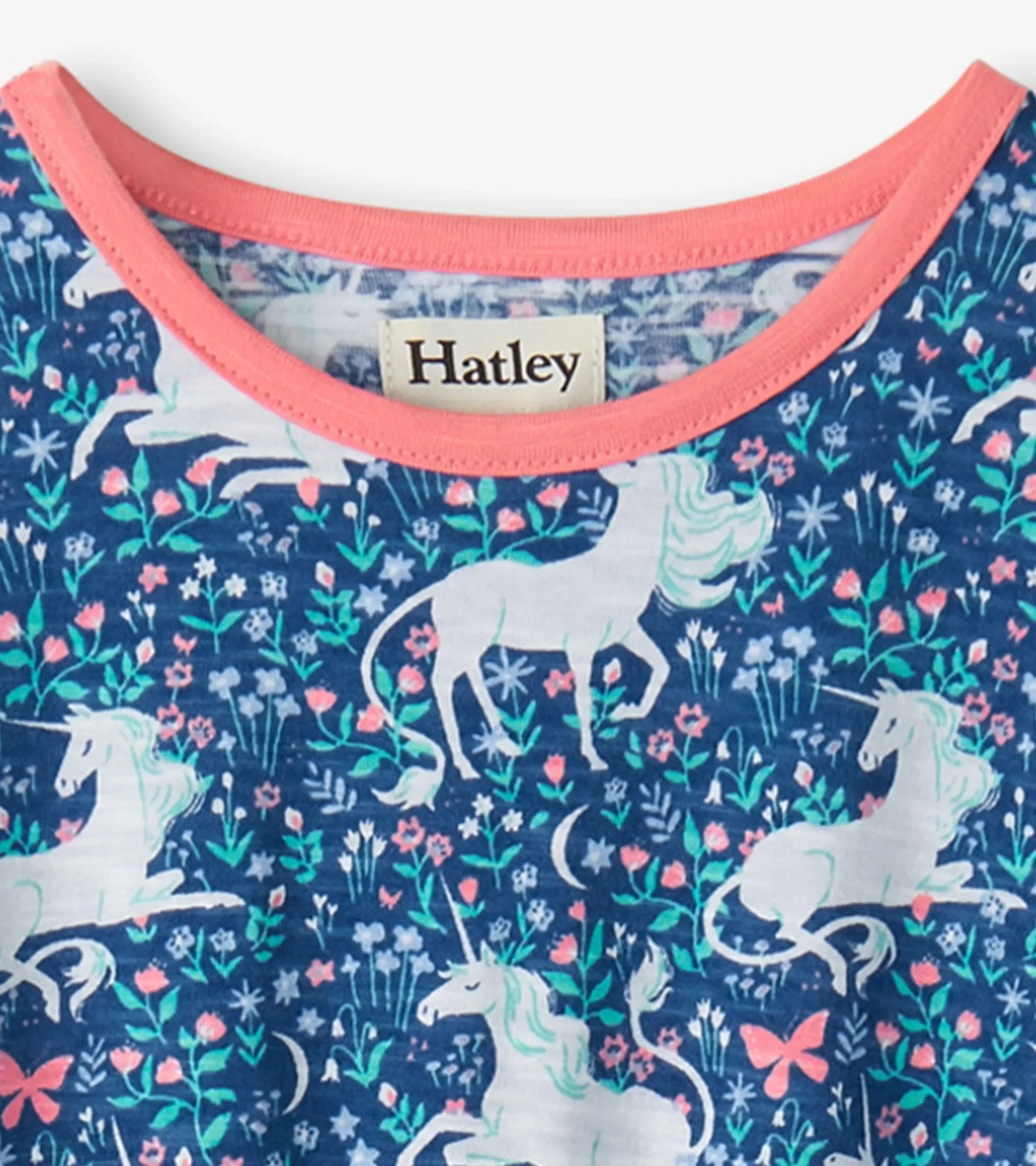 Hatley Girls Unicorn Garden Relaxed Dress