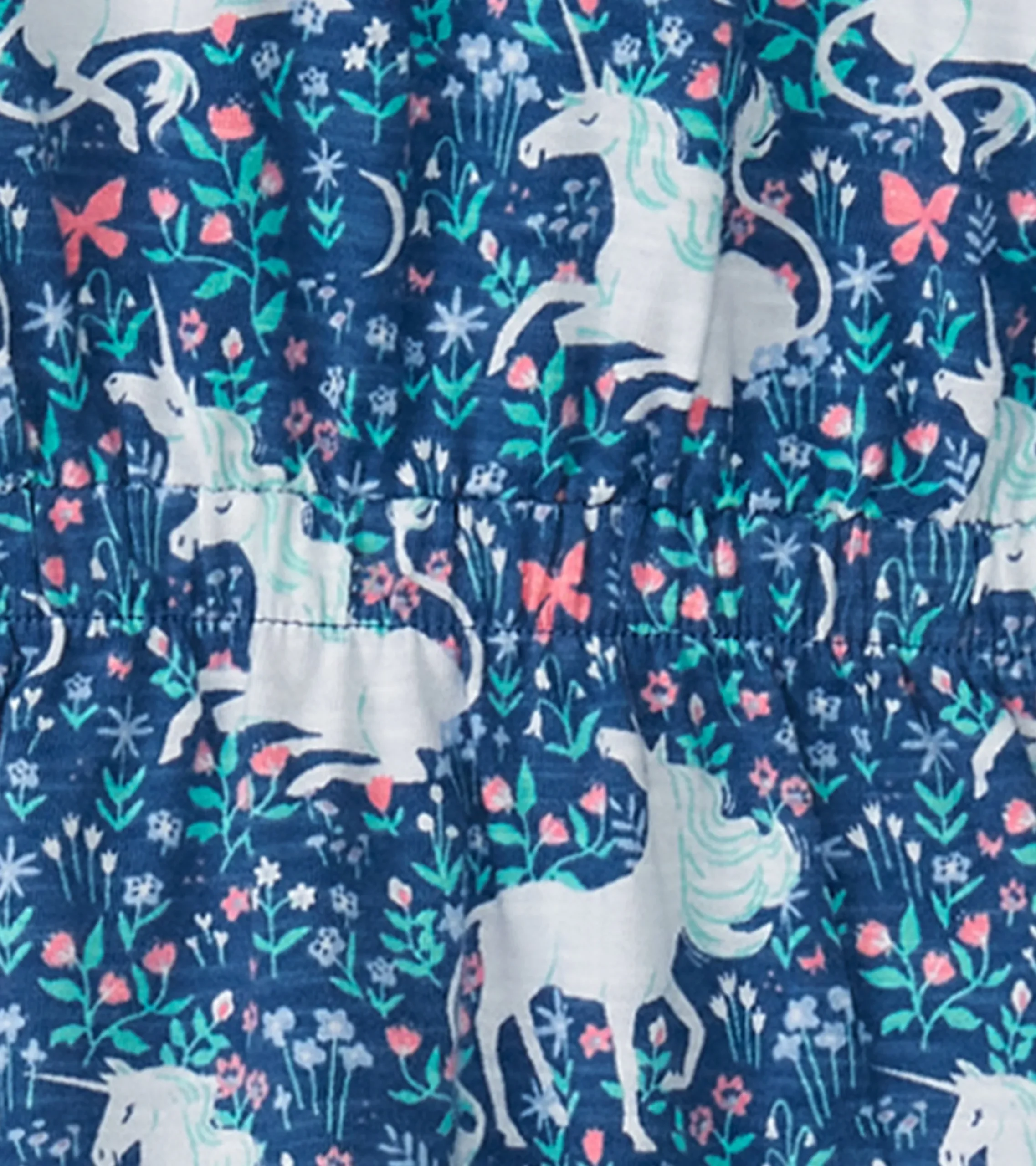 Hatley Girls Unicorn Garden Relaxed Dress