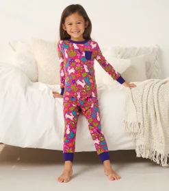 Sale Hatley Girls Wild Bunnies Bamboo Pajama Set