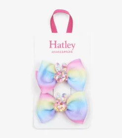 Outlet Hatley Glitter Bunnies Hair Clips
