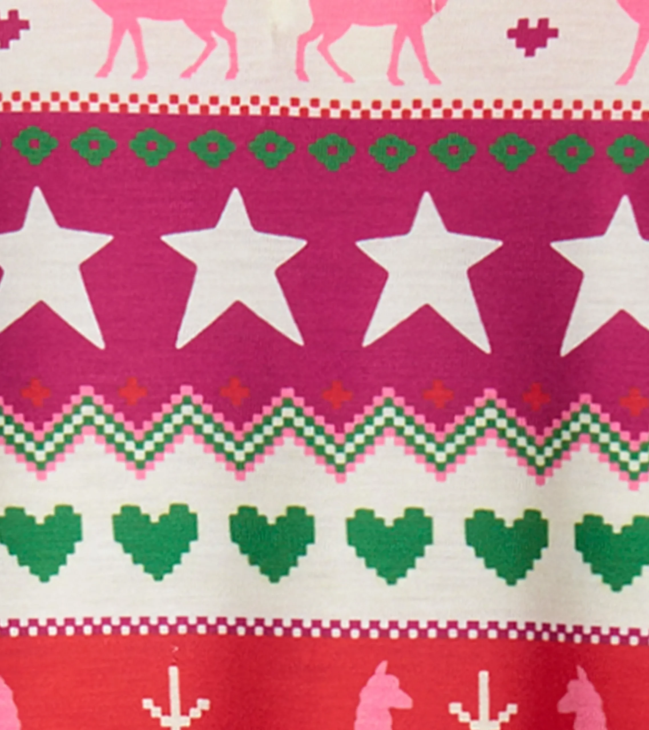 Hatley Holiday Fair Isle Long Sleeve Girls Nightgown