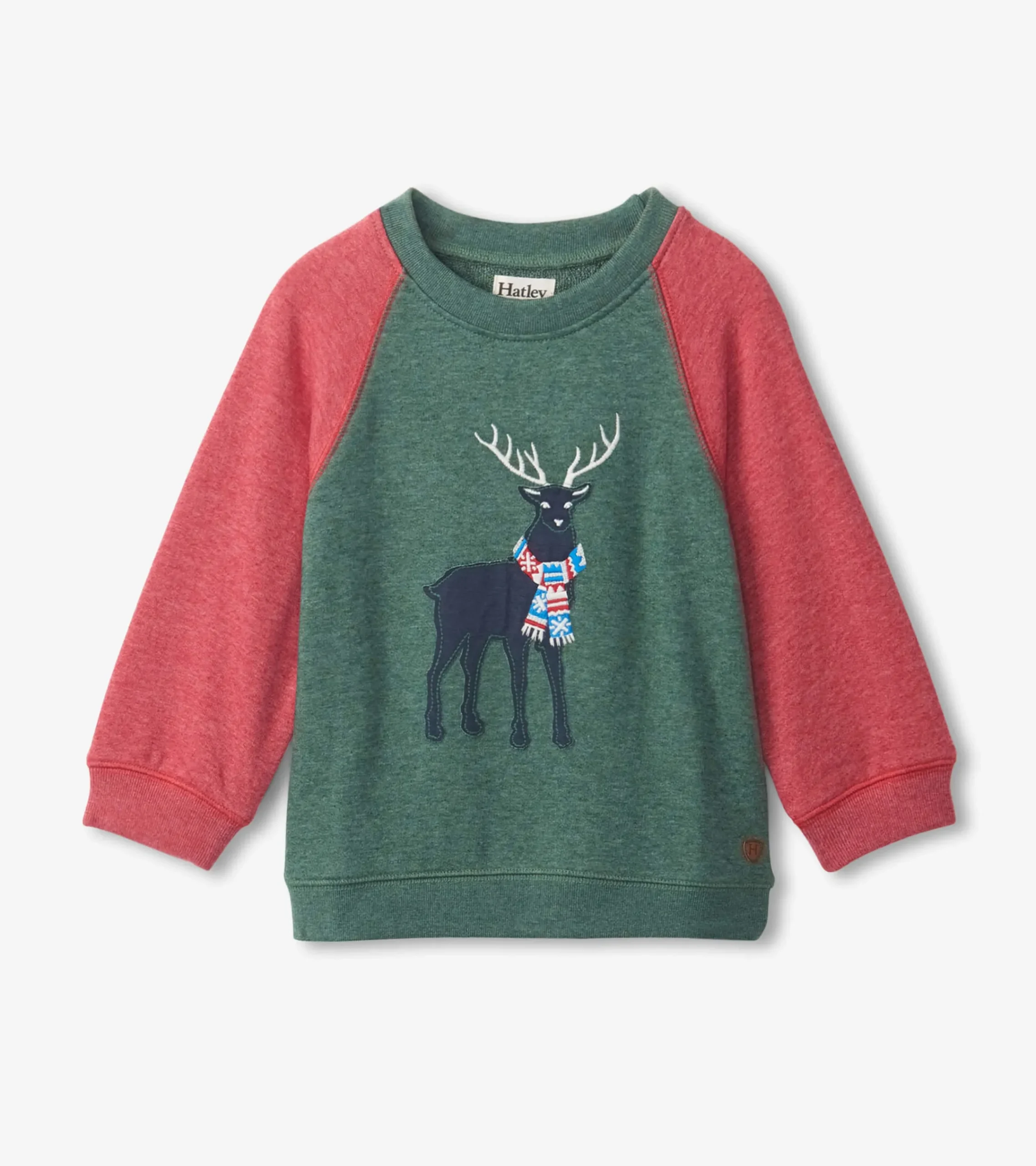 Clearance Hatley Holiday Stag Pullover Sweatshirt