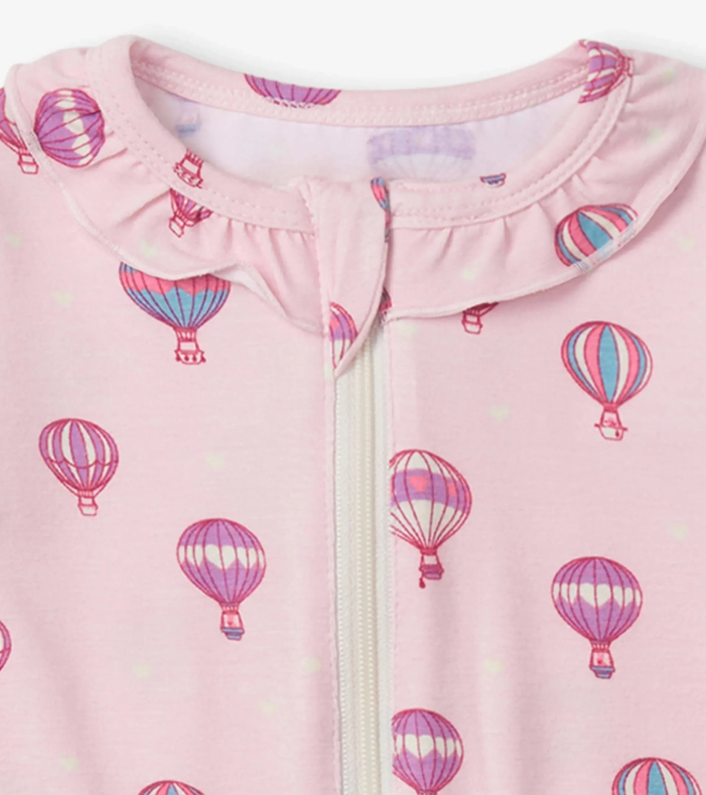 Outlet Hatley Hot Air Balloons Newborn Ruffle Footed Sleeper