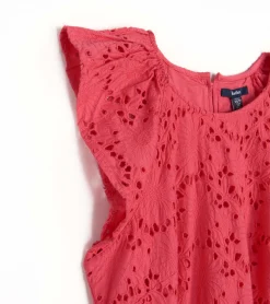 Outlet Hatley Kaia Eyelet Dress - Rouge Red