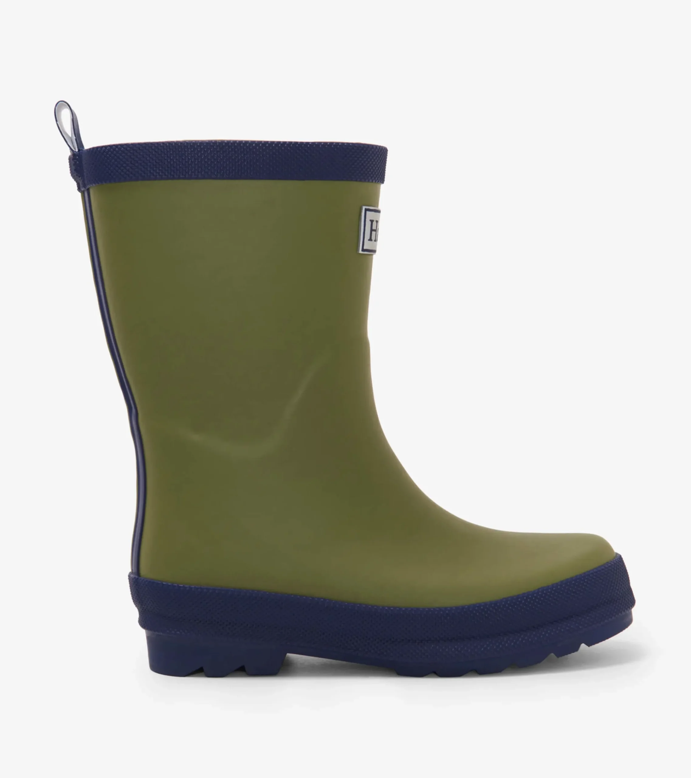 Online Hatley Kids Forest Green Matte Rain Boots