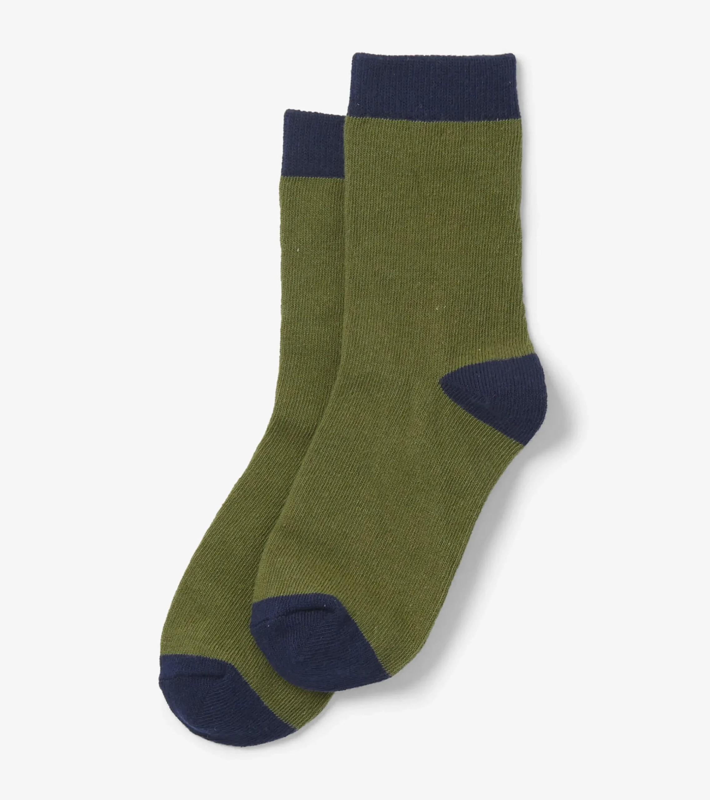 Discount Hatley Kids Green & Navy Crew Socks