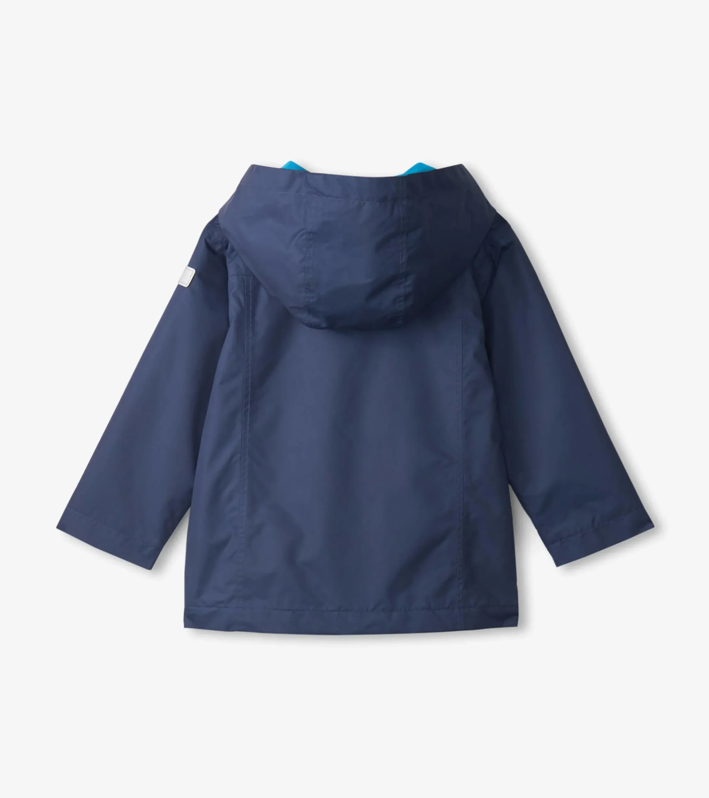 Hatley Kids Navy Zip-Up Lightweight Rain Jacket