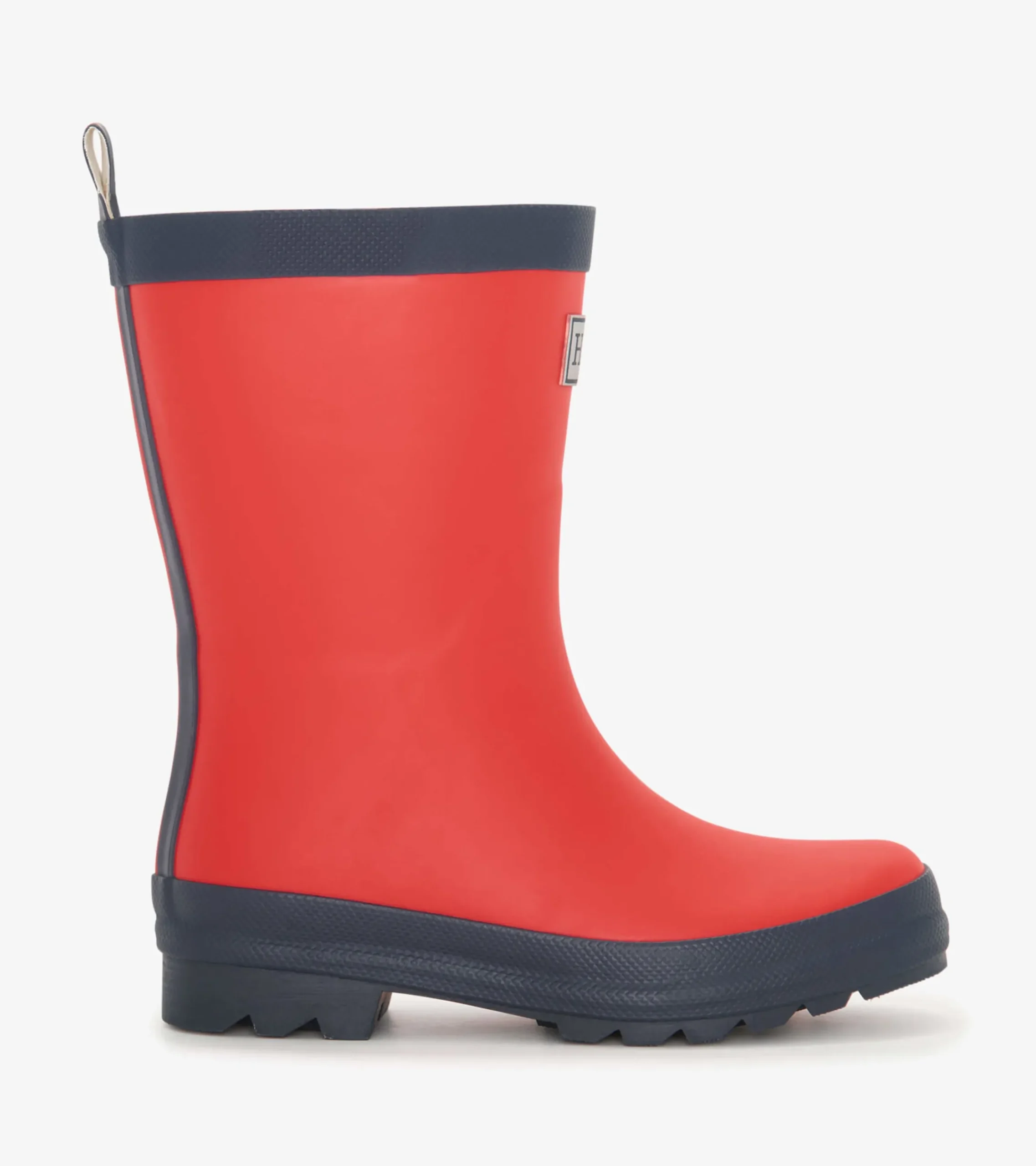 Clearance Hatley Kids Red & Navy Matte Rain Boots