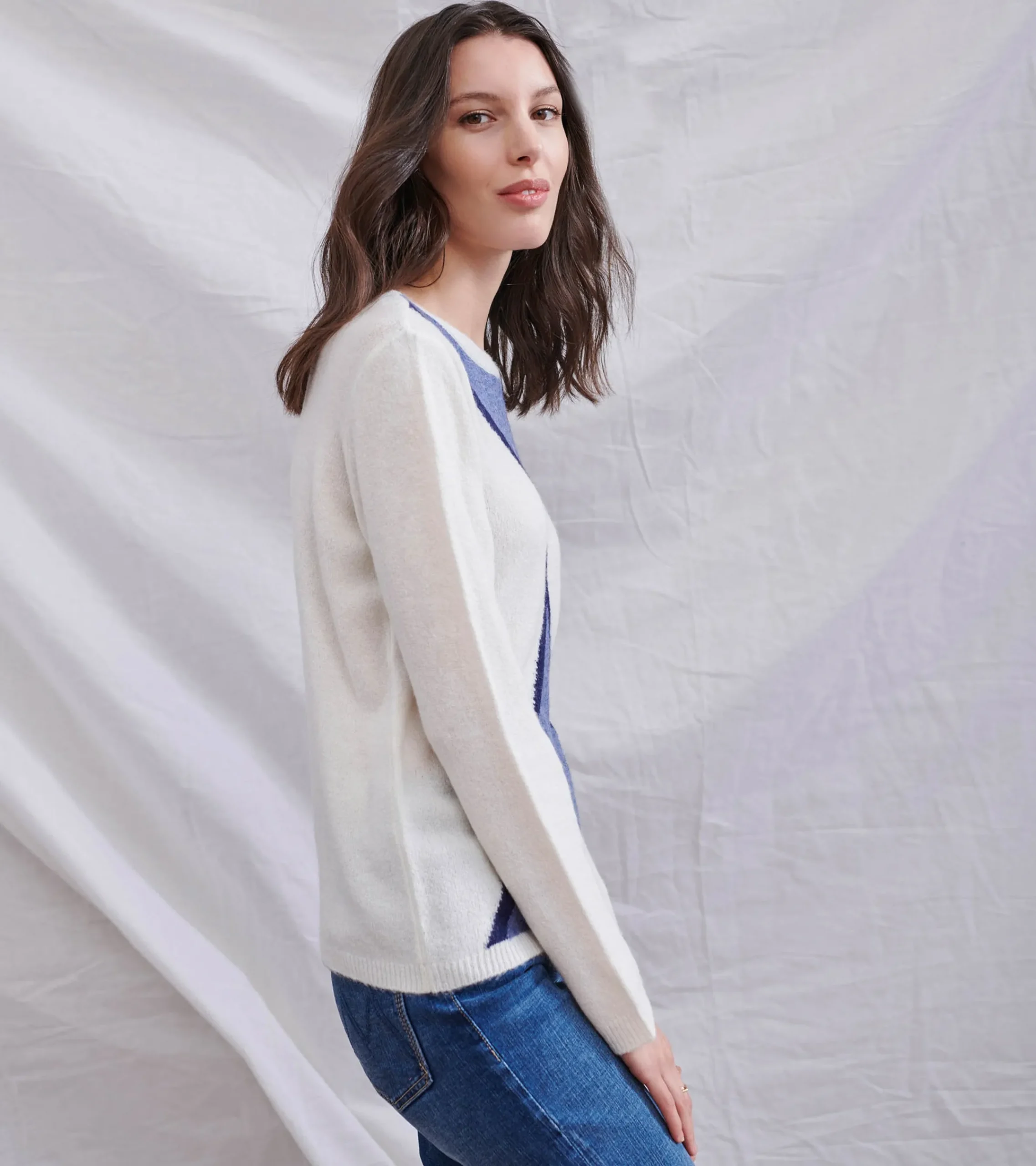 Clearance Hatley Landscape Sweater - River Crossing