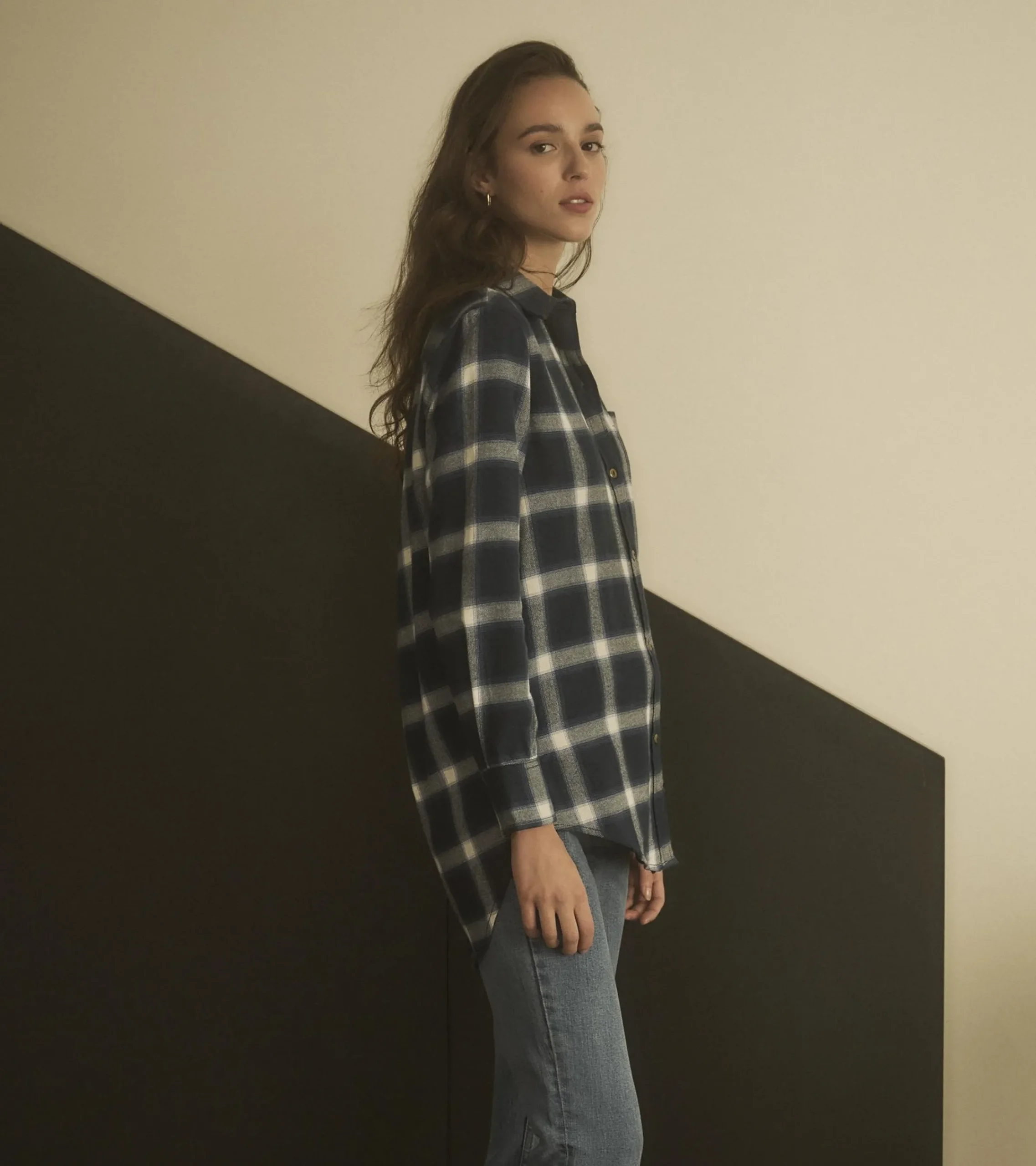 Hot Hatley Lara Tunic - Wide Windowpane
