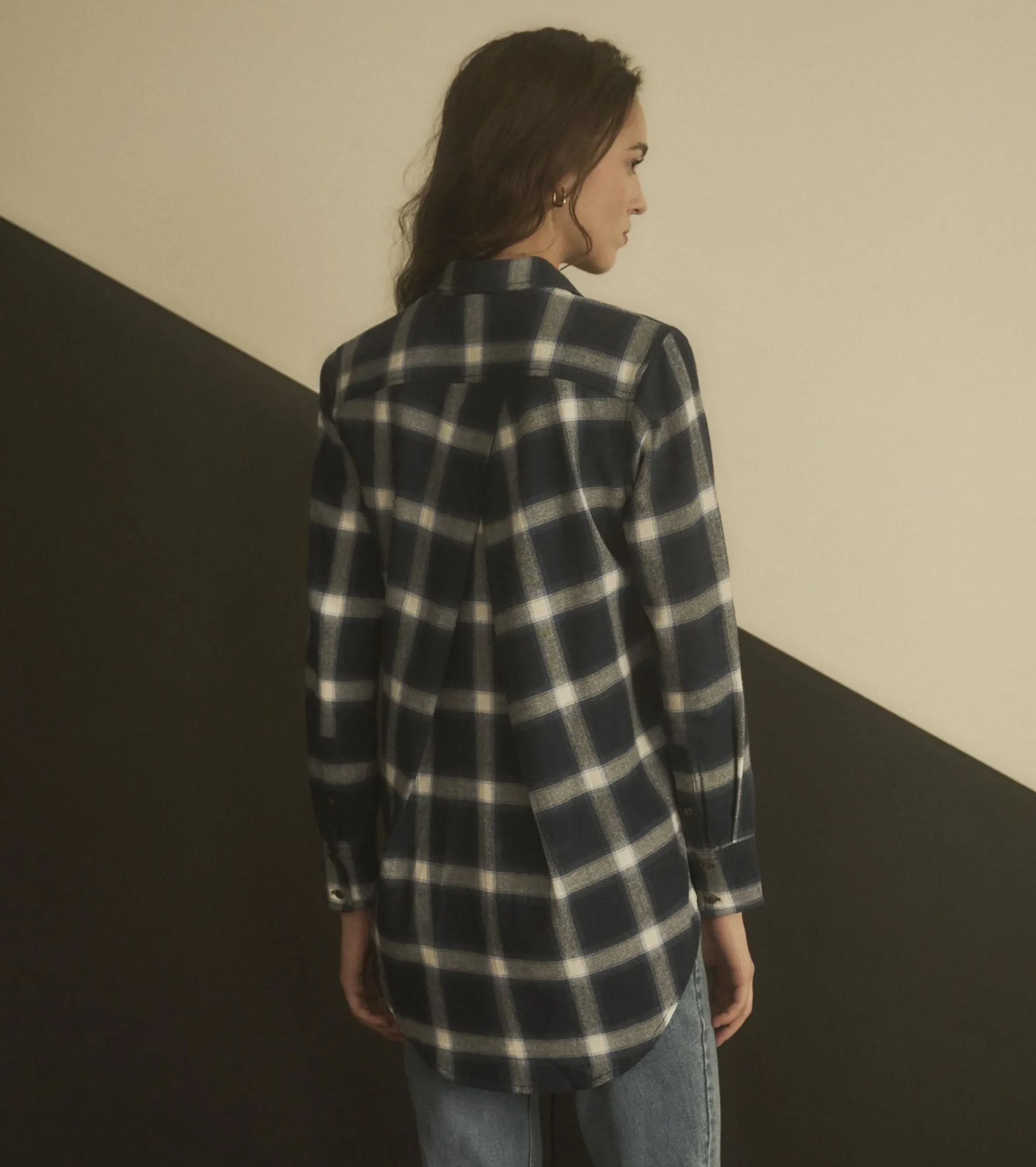 Hot Hatley Lara Tunic - Wide Windowpane