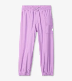 New Hatley Lilac Kids Rain Pants