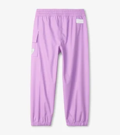 New Hatley Lilac Kids Rain Pants