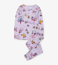 Clearance Hatley Lilly's Purple Plastic Purse Pajama Set