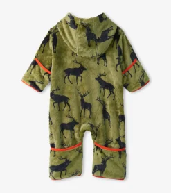 Outlet Hatley Magestic Elk Baby Fleece Suit