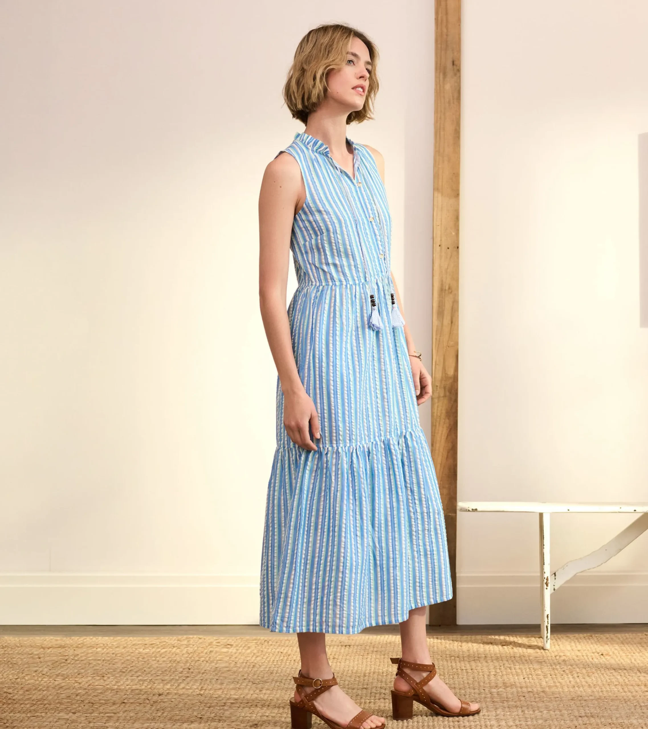 Clearance Hatley Maggie Sundress - Seersucker