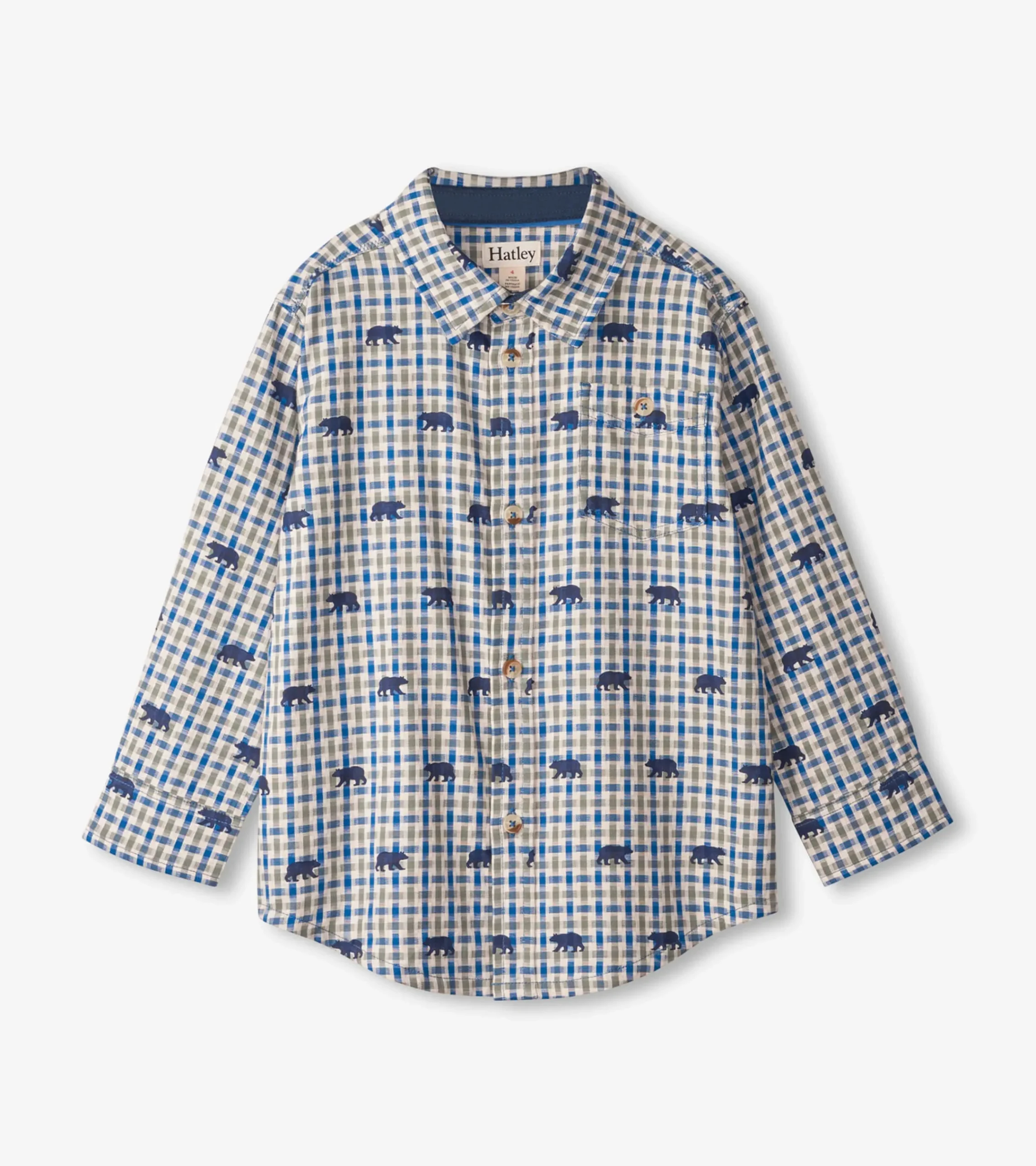 Sale Hatley Mini Bears Button Down Shirt
