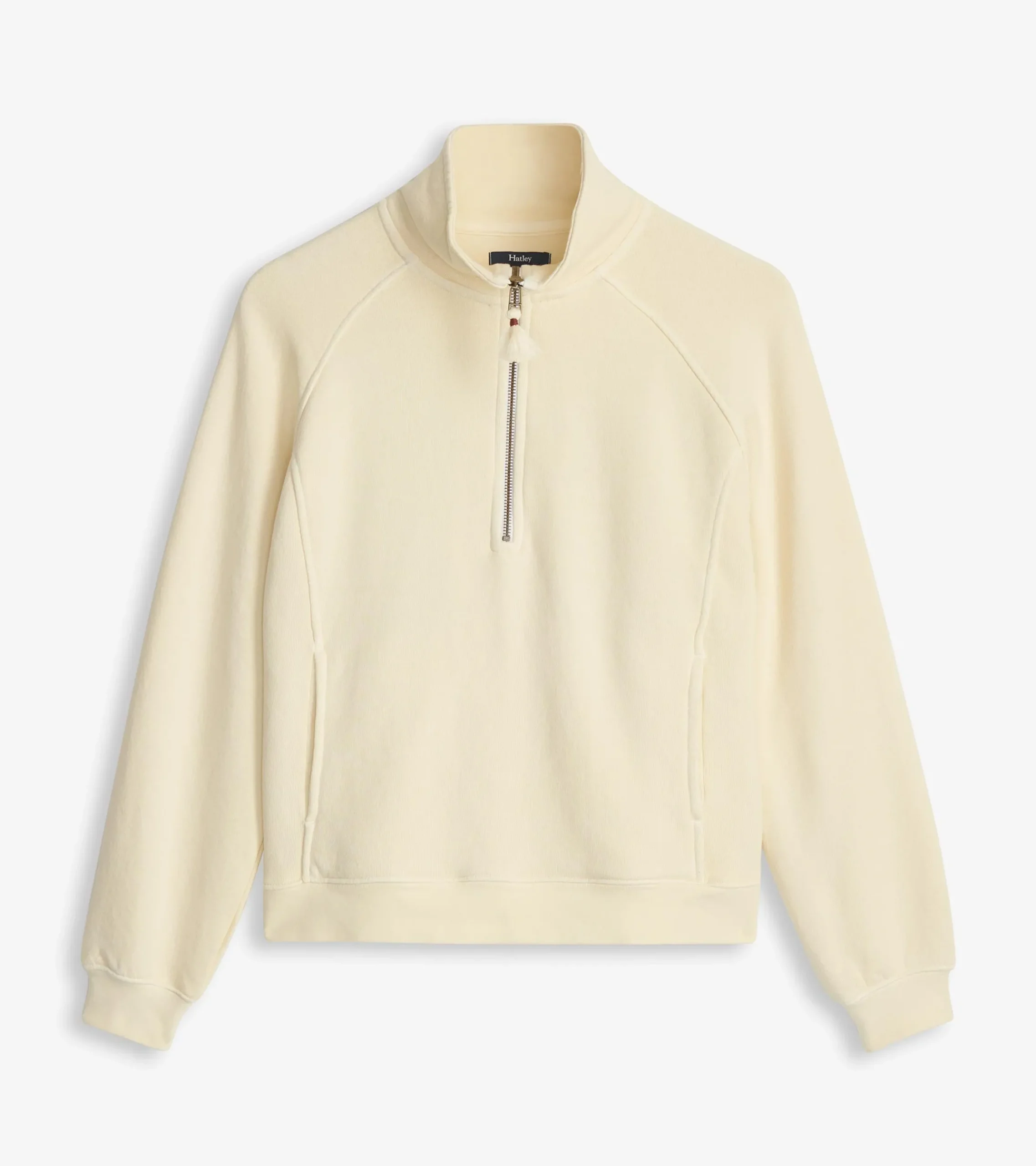 Clearance Hatley Mock Neck Pullover - Almond Beige