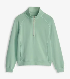 Online Hatley Mock Neck Pullover - Sage Green