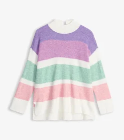 Sale Hatley Mock Neck Tunic - Sunrise Colour Block