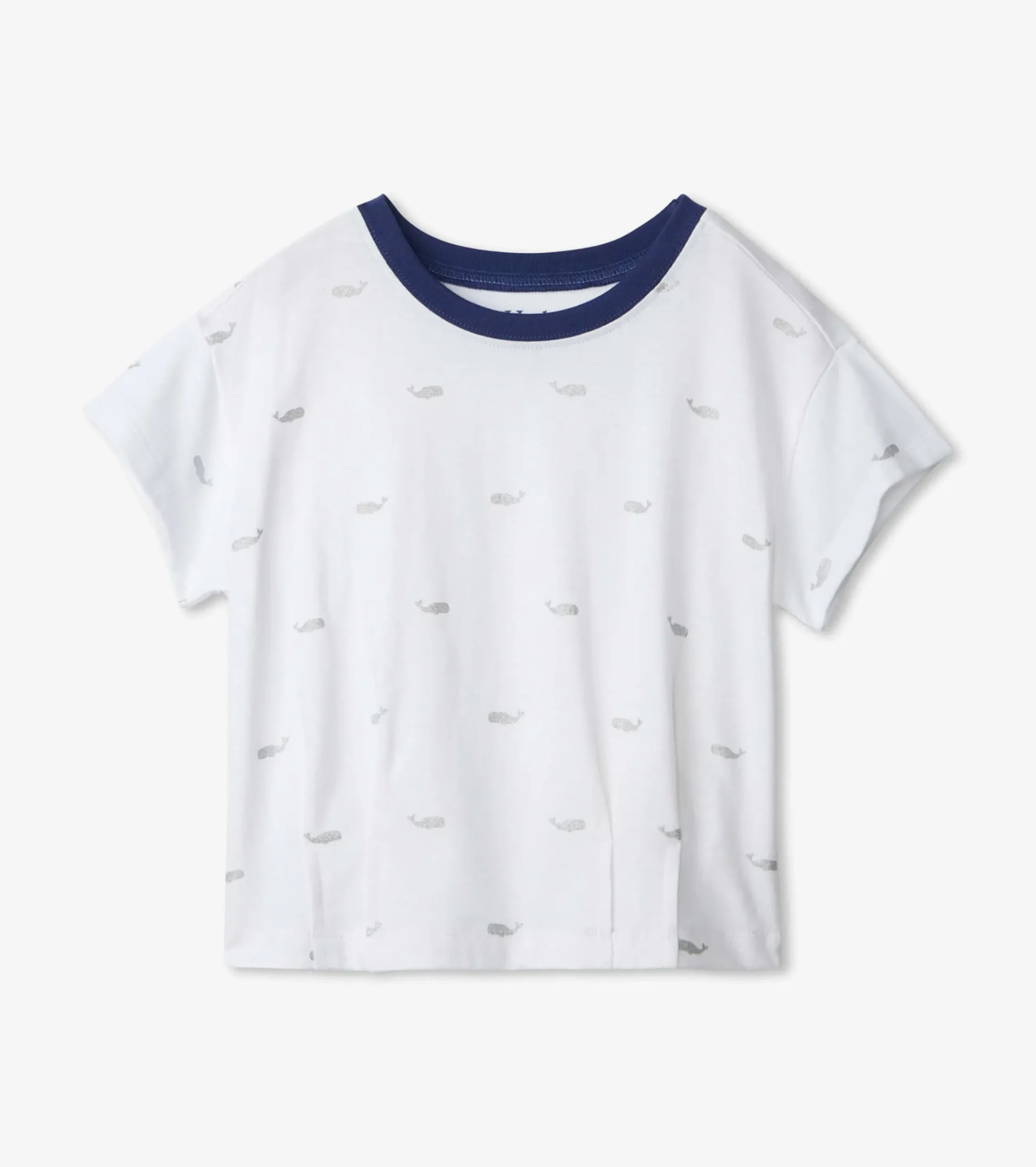 Hot Hatley Nautical Anchors Pleated Slouchy Tee