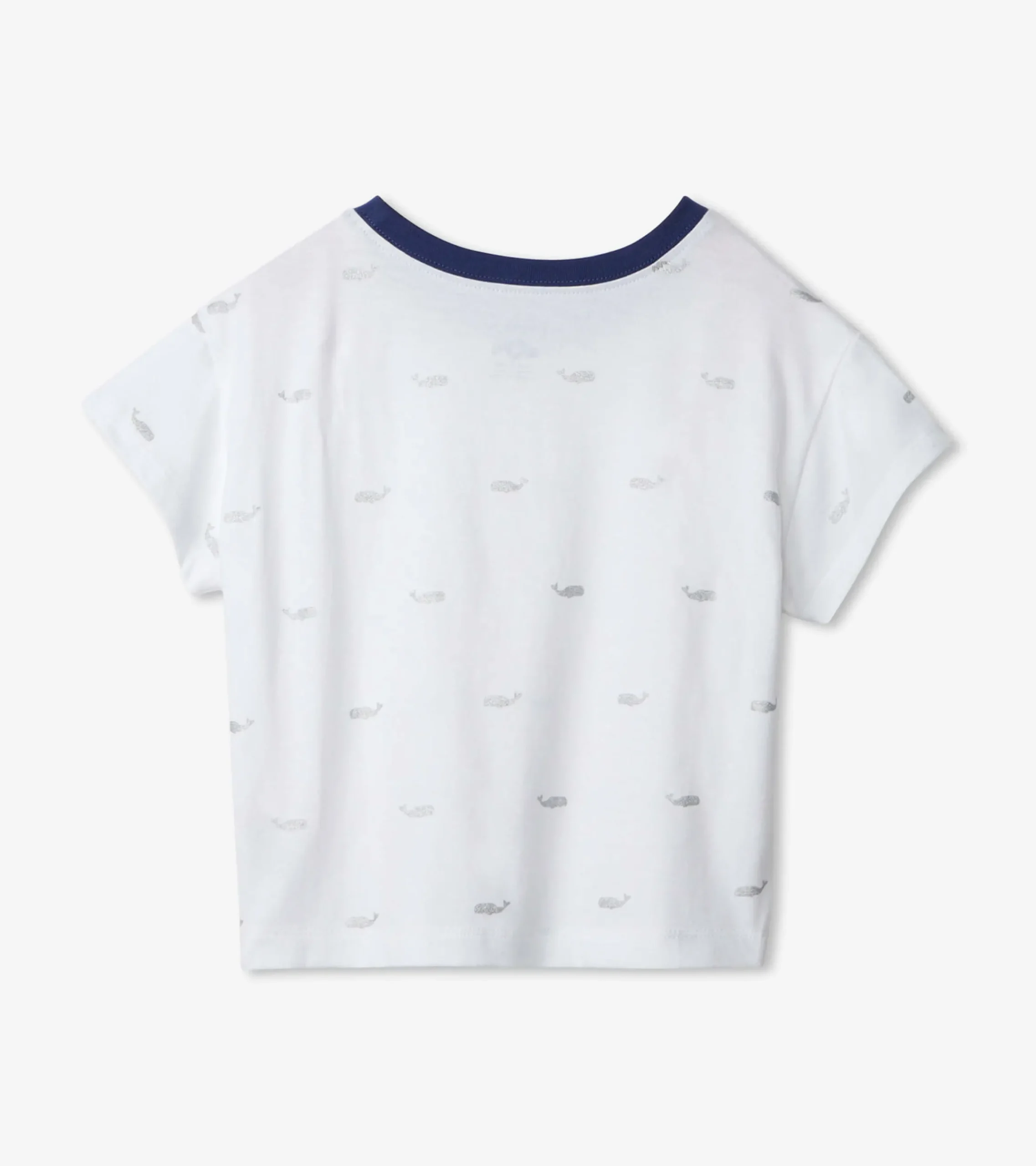 Hot Hatley Nautical Anchors Pleated Slouchy Tee