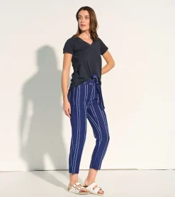 Online Hatley Paper Bag Pants - Beach Stripes