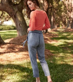 New Hatley Paper Bag Pants - Blue Acid Rinse