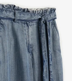 New Hatley Paper Bag Pants - Blue Acid Rinse