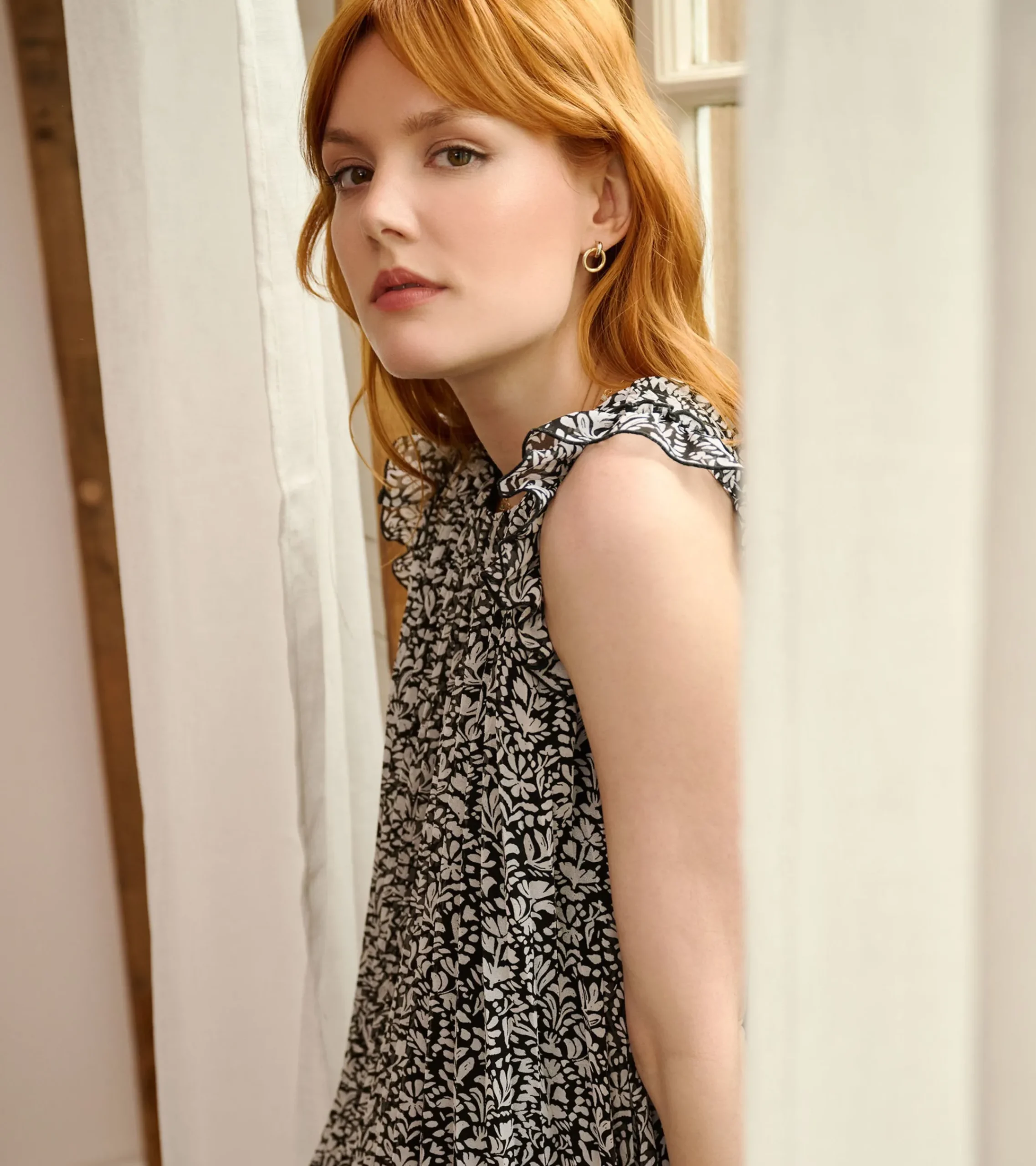 New Hatley Pleated Dress - Floral Shibori