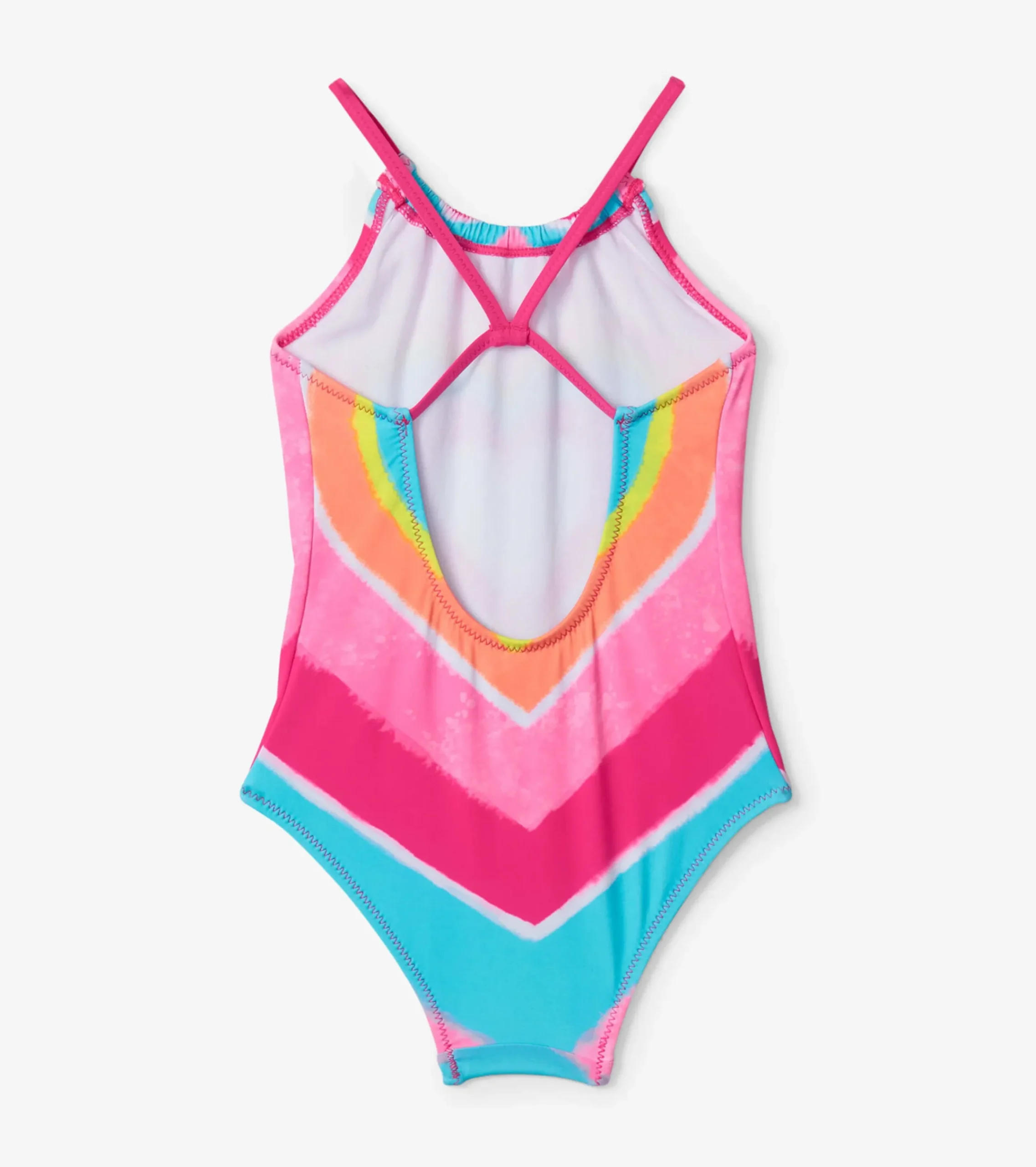 Hatley Psychedelic Heart Gather Front Swimsuit