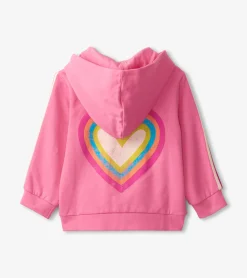Clearance Hatley Rainbow Heart Hoodie