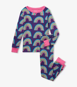 Clearance Hatley Rainbows Kids Organic Cotton Pajama Set
