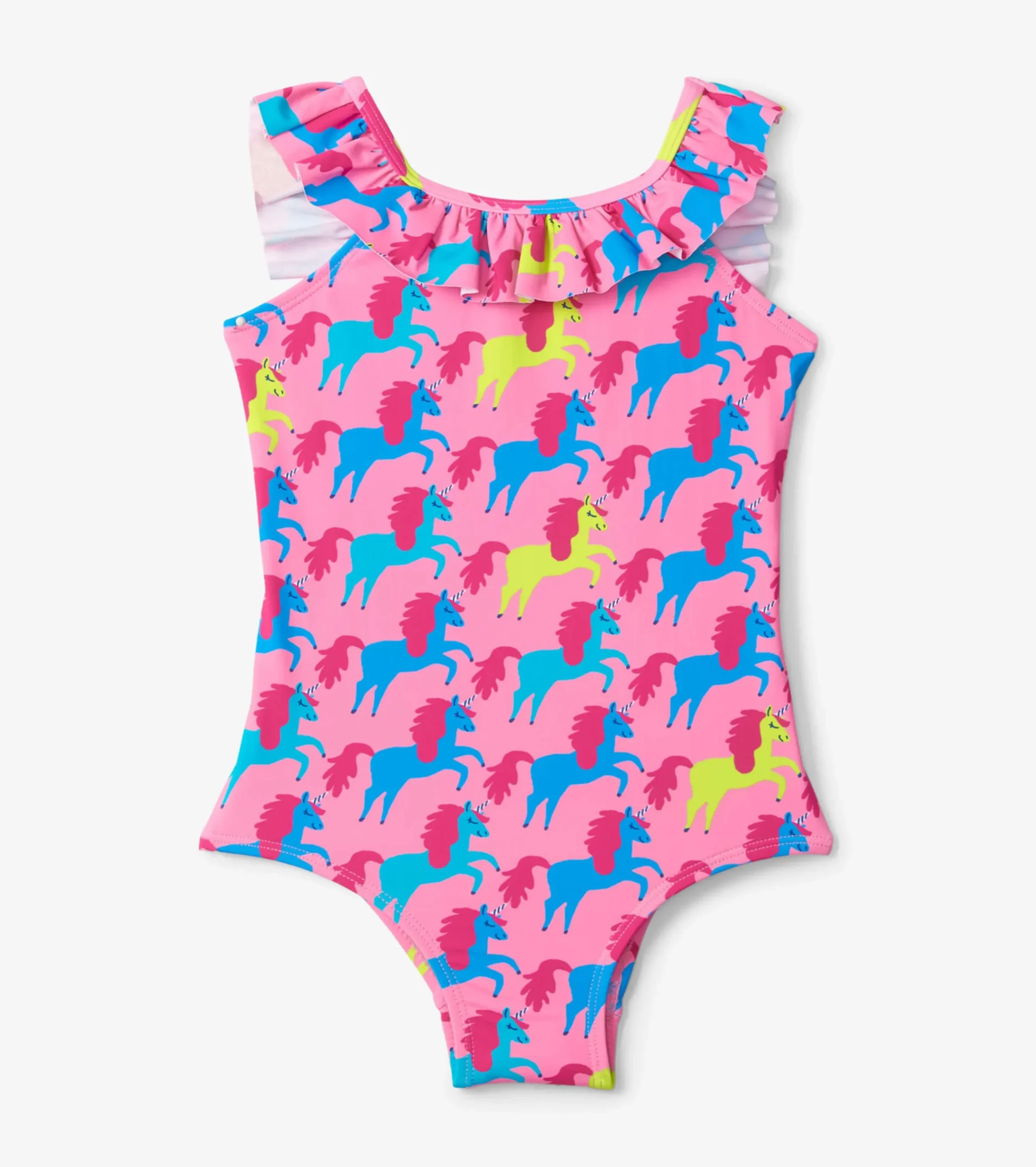 Discount Hatley Rock Star Unicorn Ruffle Sleeve Swimsuit