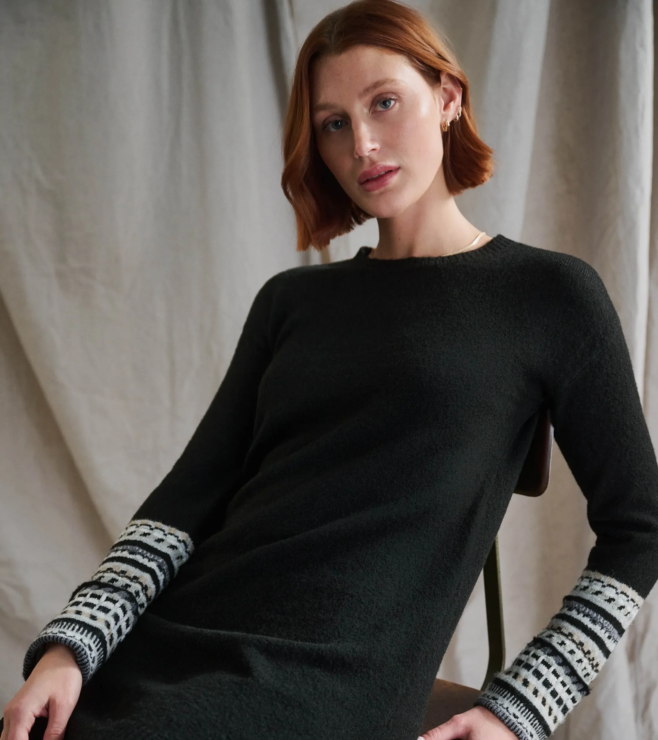 Outlet Hatley Sadie Sweater Dress - Black