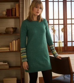 Online Hatley Sadie Sweater Dress - Forest Green