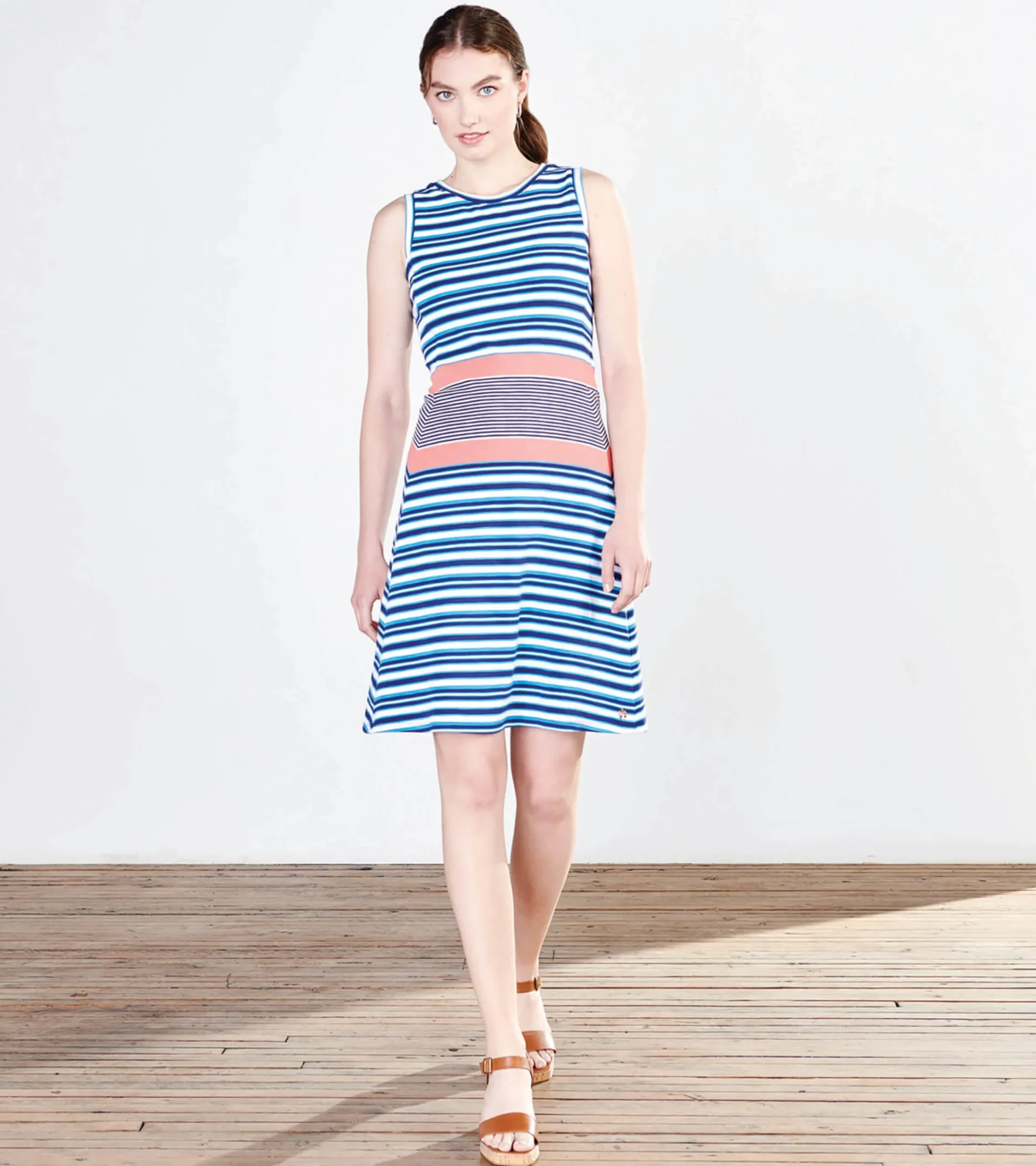 Hot Hatley Sarah Dress - Sunrise Stripes