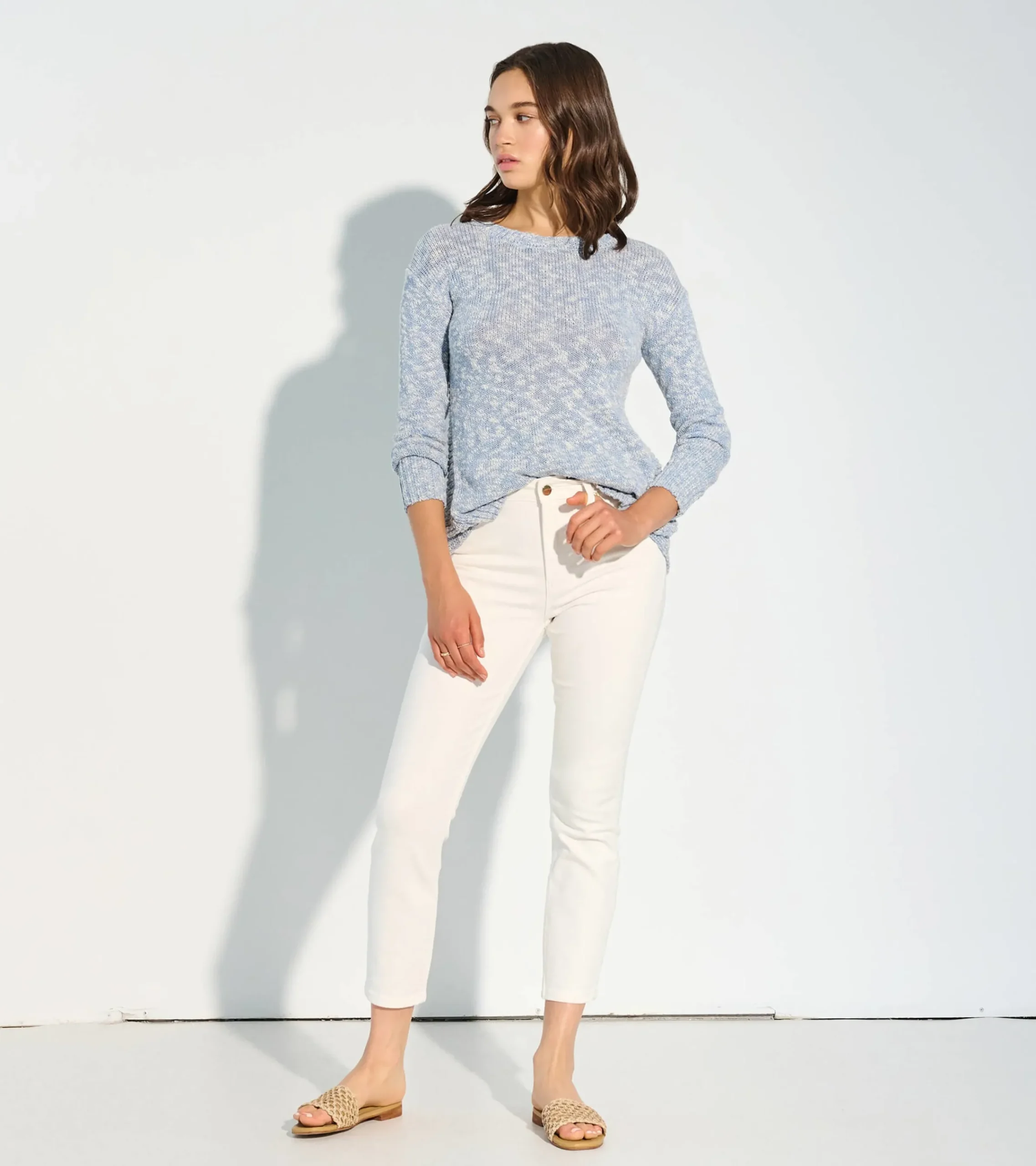 Discount Hatley Tenley Sweater - Vista Blue