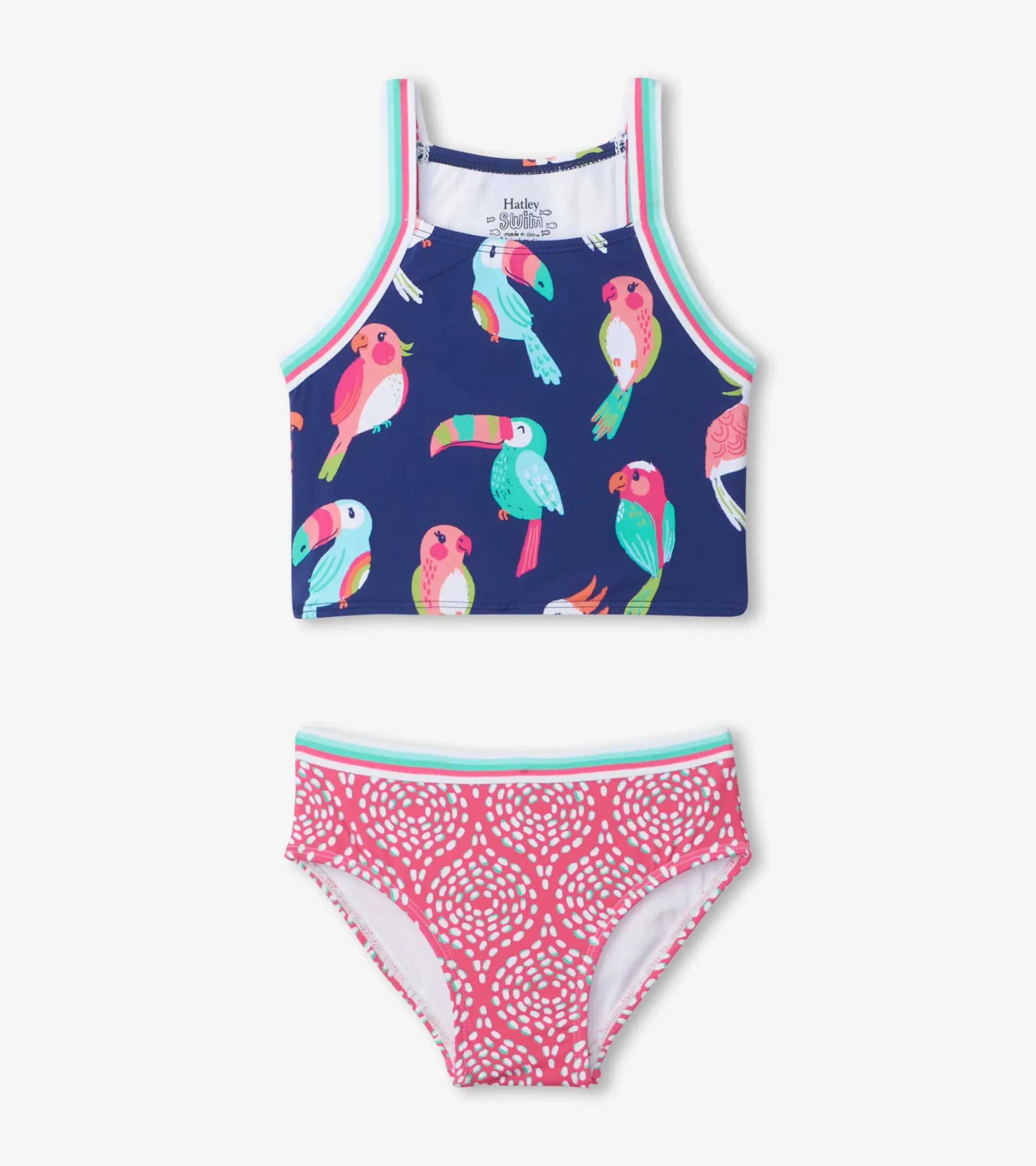 Hot Hatley Tropical Birds Tankini Set