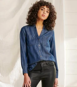 Discount Hatley Utility Buttondown - Maritime Denim Wash