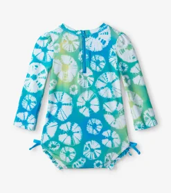 Hot Hatley Watermelon Tie Dye Baby Rashguard Swimsuit