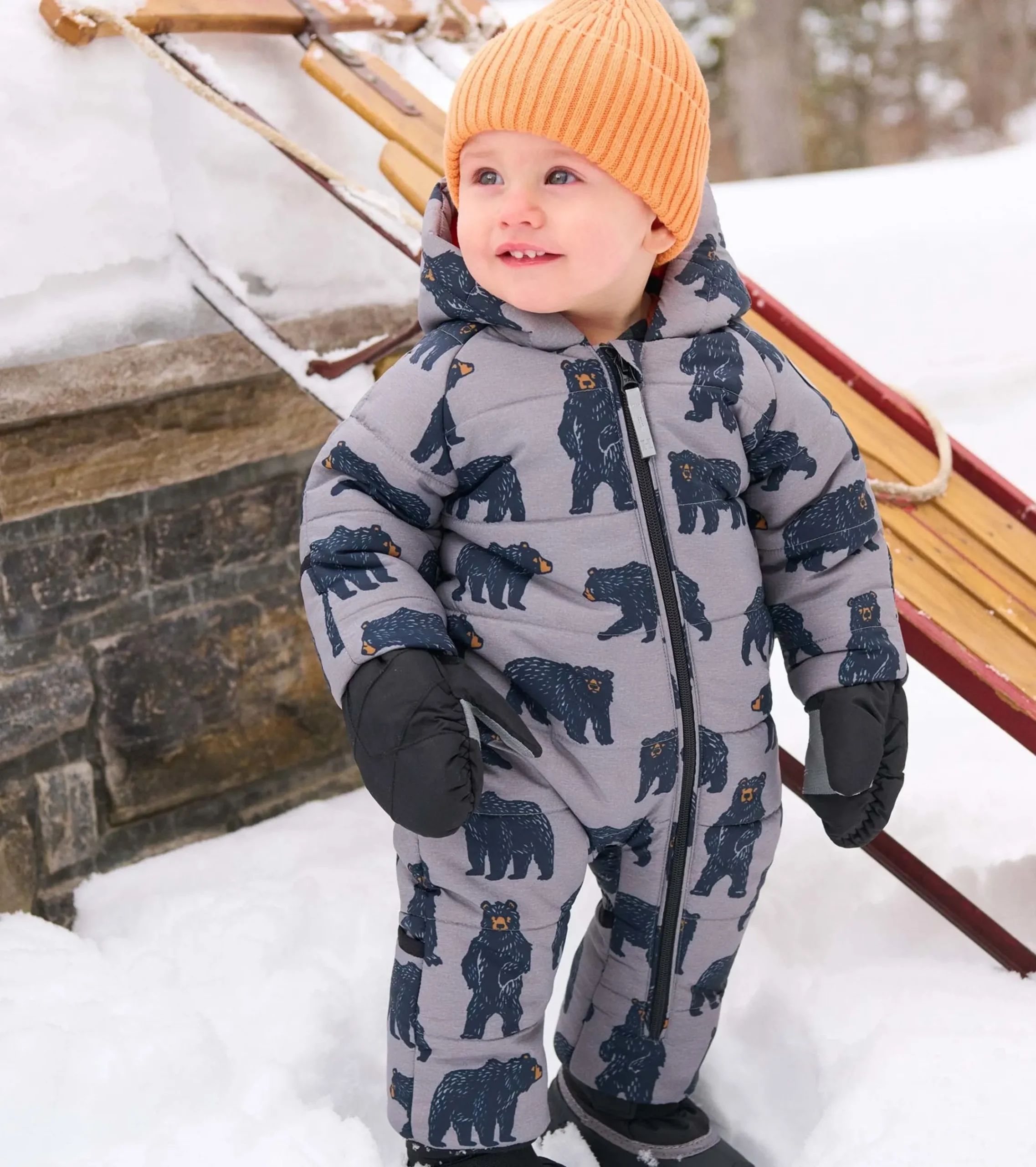 Clearance Hatley Wild Bears Baby Snowsuit
